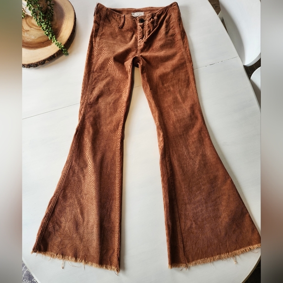Free People Flare Corduroy Pant - Picture 2 of 7